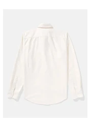 American Eagle قميص أكسفورد مخطط بأزرار للاستخدام اليومي من Ae