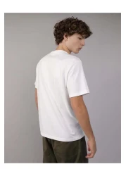 American Eagle تي شيرت بشعار Ae جرافيكي