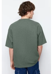  Collection Oversize Cut Waffle T-Shirt - Textured Short Sleeve Tmnss22Ts00049