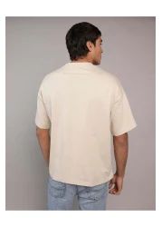 American Eagle تي شيرت AE كبير الحجم بياقة دائرية