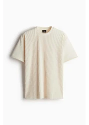H&M Loose Fit Pleated T-shirt