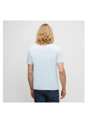 Timberland Tree Logo Graphic Regular Men's Blue Round Neck T-shirt