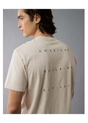 American Eagle تي شيرت بشعار AE