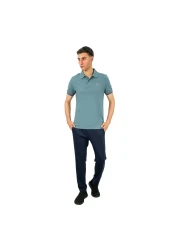 Giordano Men's Performance Polo: Classic Piqué, Tipped Collar, Embroidered Detail