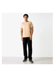 Lee Cooper تي شيرت مطبوع برقبة دائرية وأكمام قصيرة