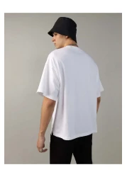 American Eagle تي شيرت AE كبير الحجم بياقة دائرية