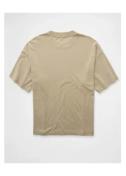 American Eagle تي شيرت جرافيكي بشعار AE كبير الحجم