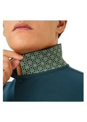 Giordano Men's 3D Lion Polo: Slim Fit, Bold Embroidery, Premium Pique