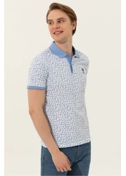 U.S. Polo Assn. تي شيرت رجالي أزرق