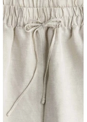 H&M Linen-blend trousers