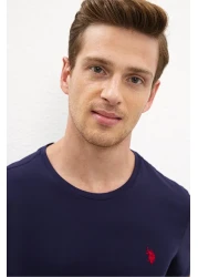 U.S. Polo Assn. تي شيرت رجالي باللون الأزرق الداكن