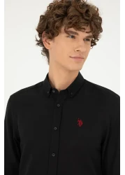 U.S. Polo Assn. Men's Black Long Sleeve Shirt - Basic Model50288629-vr046