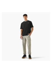Kappa Kappa Logo Print T-shirt with Contrast Trim