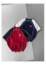 SENTİNEL WEAR Barça Embroidered Premium Casual T-Shirt