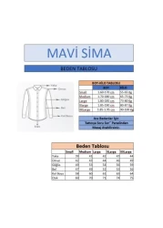 Mavi Sima قميص الحطاب بأزرار سوداء