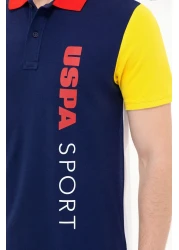 U.S. Polo Assn. تيشيرت بولو رجالي باللون الأزرق الداكن تي-ميدار