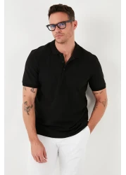 Buratti تي شيرت قطني بقصة عادية وأزرار وياقة بولو مكون من 5 قطع تي شيرت رجالي 5902127s5