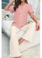 ELİTOL Bürümcük Arabian Buttoned Pajama Set