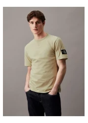 Calvin Klein Men's Logo Detailed Green T-Shirt