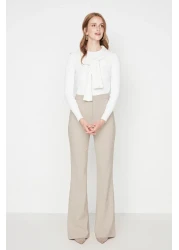  Collection Mink Flare Spanish Leg Woven Trousers Tofaw19Bb0581