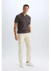 Defacto تي شيرت بولو بأكمام قصيرة وقصة عادية B6382AX25SP