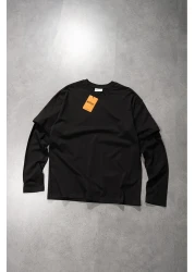 UKHWD SUPPLY تي شيرت سكيت للرجال - كم طويل، UK1302SYSY