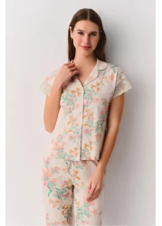 Suwen طقم بيجامة ليلى رجالي