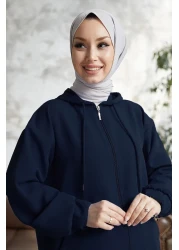 InStyle بدلة أمور أساسية مزدوجة - أزرق داكن داكن