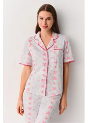 Suwen طقم بيجامة إليزابيث للرجال