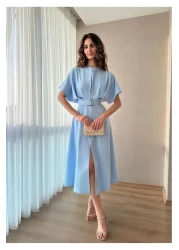 Modisma Belt Detailed Dress