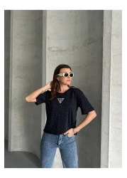 asur boutique تي شيرت نسائي برقبة دائرية من Asur Boutique