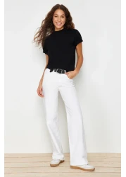  Collection Black Stand Collar 100% Cotton T-Shirt - Twoaw20Ts0096