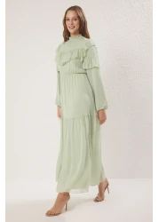  Modest Mint Chiffon Lining Woven Dress Tctss25Eb00108