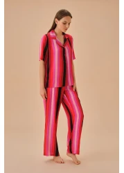 Suwen طقم بيجامة رجالي من فيكتوري