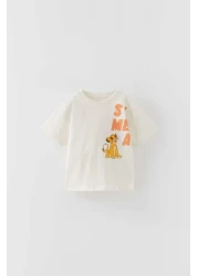 Magu الأطفال ديزني الأبيض الأسد الملك القطن تي شيرت السراويل أسفل أعلى مجموعة