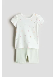 H&M 2-piece cotton jersey set