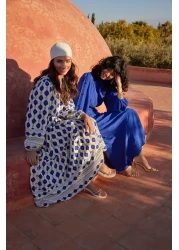  Modest فستان منسوج من قماش الجاكار الأزهار من ساكس TCTSS24EB00064