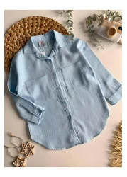 KETBaby طقم قميص موسلين كبير الحجم للأطفال للجنسين