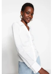  Collection إكرو - قميص منسوج بقصة ضيقة/مجهزة TWOSS23GO00177