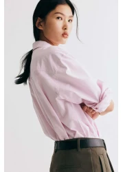 H&M قميص أكسفورد كبير الحجم