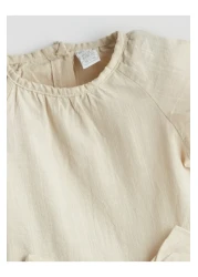 LC Waikiki Ribbon Detailed Cotton Baby Girl Dress