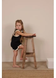 OhlalaKoala Black Unisex Athlete Shorts Set