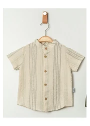 Chicsy Baby 2-Piece Set with Stylish Shirts and Shorts for Kids and Baby - Stripe Print, Adjustable Waist Short Sleeve