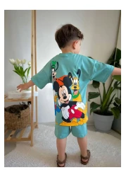 JELİBOOM Organic 100% Cotton Children's Shorts Set