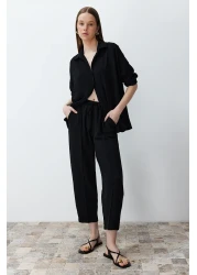 Collection Aerobin Black Shirt and Trousers Set - Twoss24Au00038
