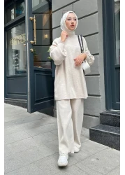 erk giyim Balloon Sleeve Knitwear Set