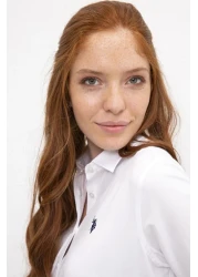 U.S. Polo Assn. White Women's Shirt