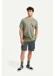 KAFT تي شيرت بتصميم عادي للجنسين - مستقيم