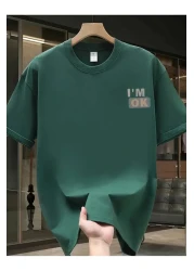 Keywest Unisex I'M Ok Printed Oversize 100% Cotton T-Shirt