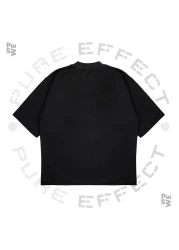 PURE EFFECT Unisex Oversize Rhude Blue Motorcycle Boxy Fit Fabric T-Shirt